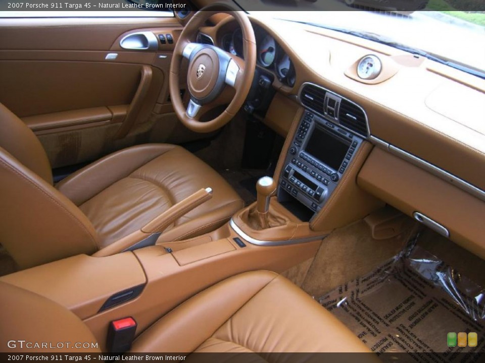 Natural Leather Brown Interior Photo for the 2007 Porsche 911 Targa 4S #47531827