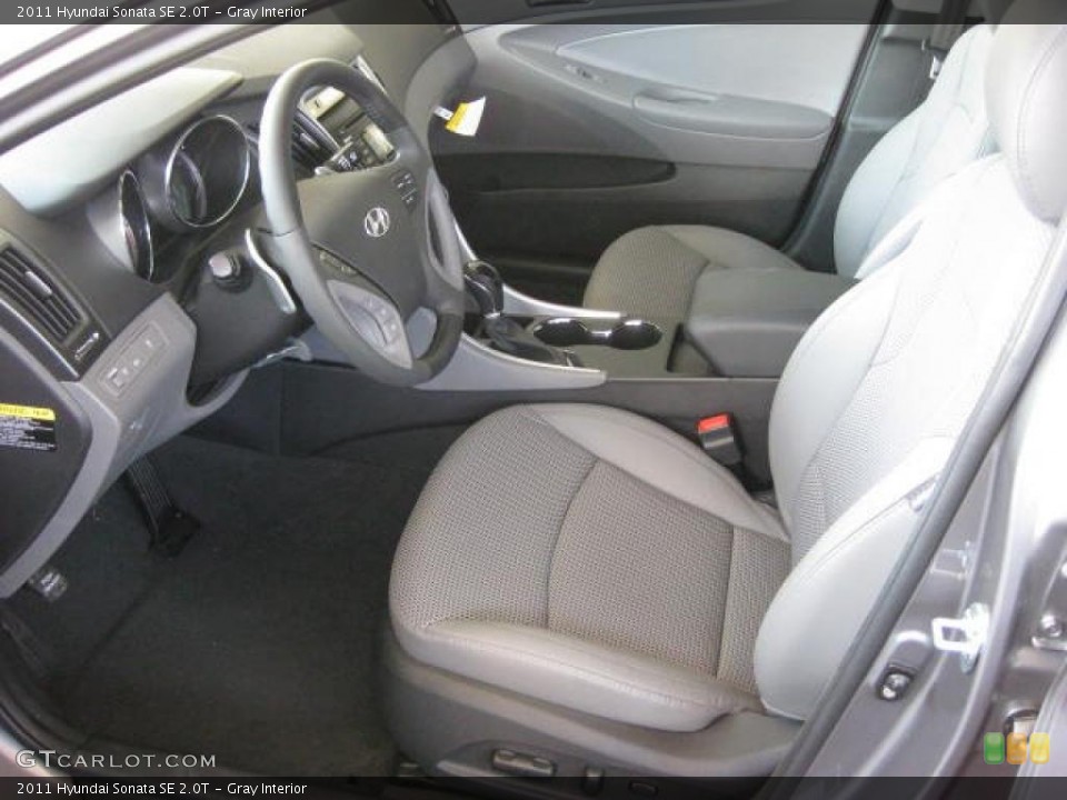 Gray Interior Photo for the 2011 Hyundai Sonata SE 2.0T #47532034