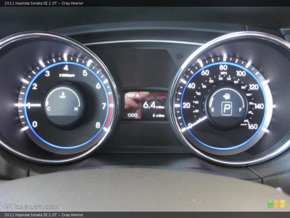 Gray Interior Gauges for the 2011 Hyundai Sonata SE 2.0T #47532253