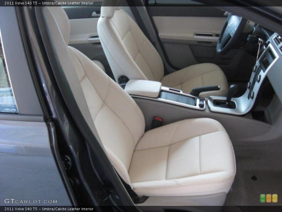 Umbra/Calcite Leather Interior Photo for the 2011 Volvo S40 T5 #47532820