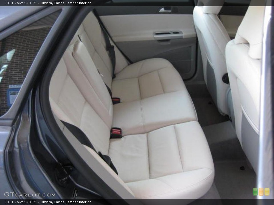 Umbra/Calcite Leather Interior Photo for the 2011 Volvo S40 T5 #47532844
