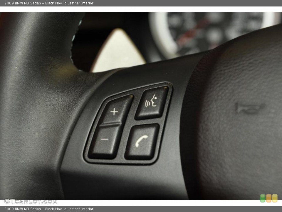 Black Novillo Leather Interior Controls for the 2009 BMW M3 Sedan #47533819