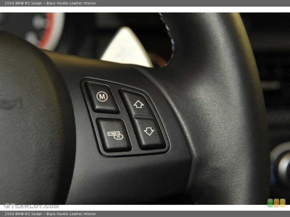Black Novillo Leather Interior Controls for the 2009 BMW M3 Sedan #47533834