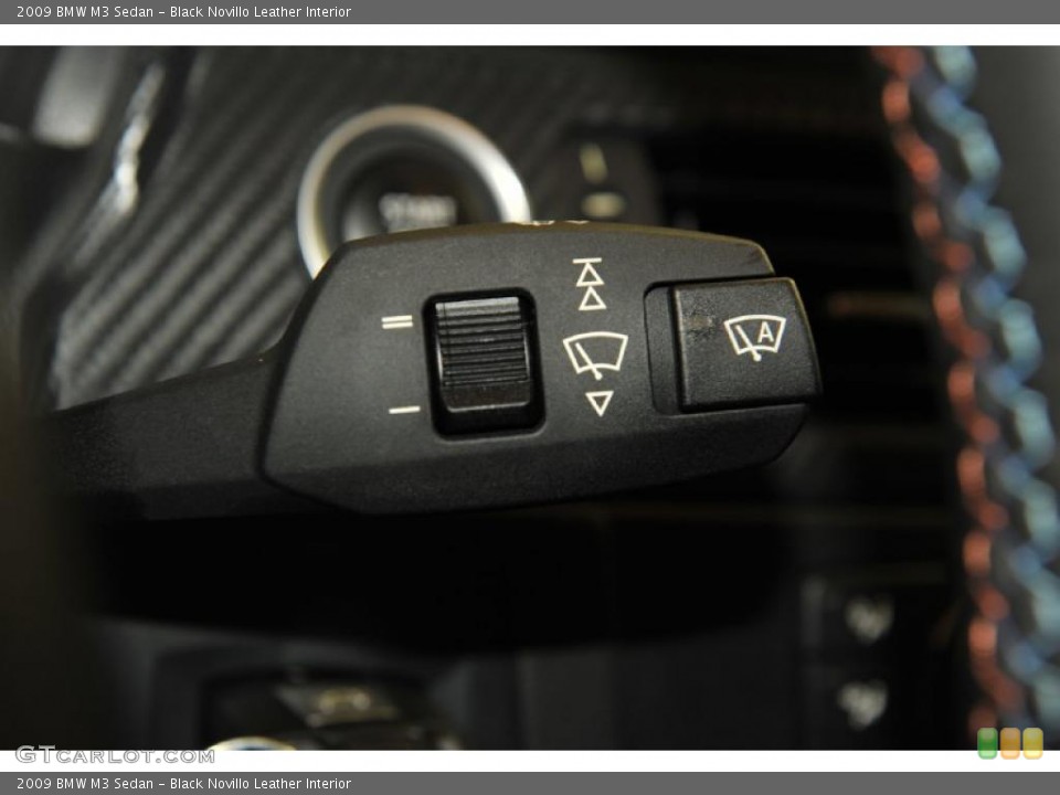 Black Novillo Leather Interior Controls for the 2009 BMW M3 Sedan #47533843