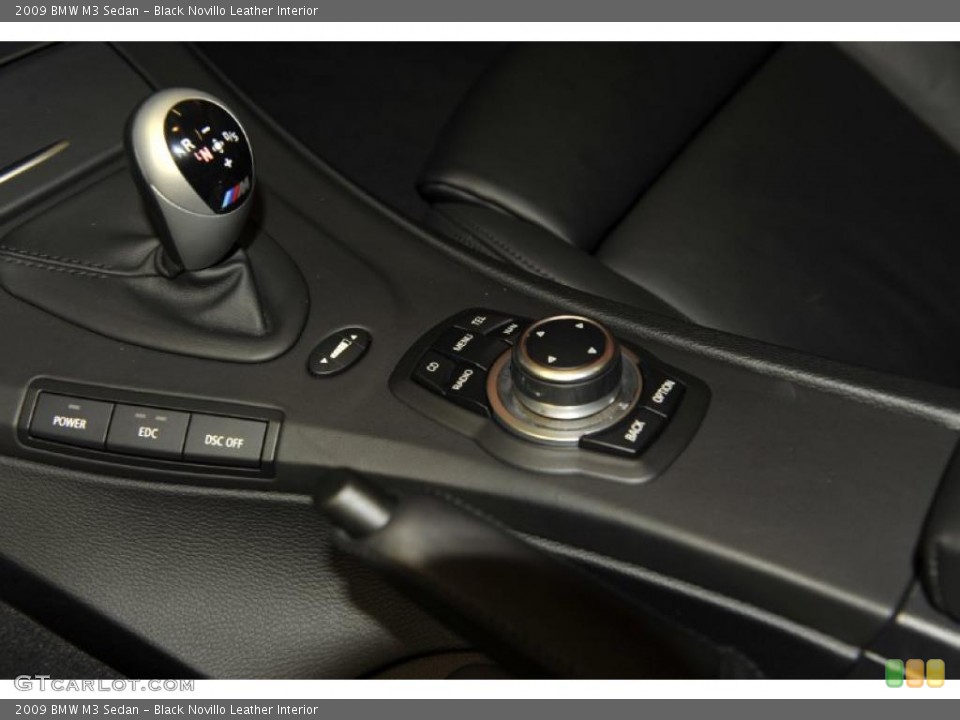 Black Novillo Leather Interior Controls for the 2009 BMW M3 Sedan #47534050