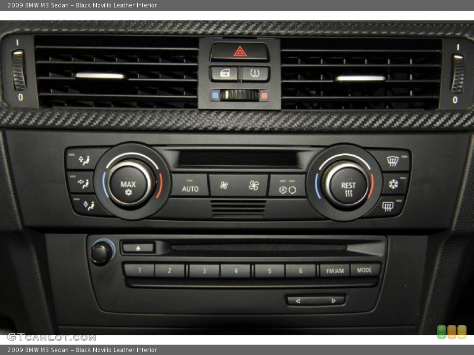 Black Novillo Leather Interior Controls for the 2009 BMW M3 Sedan #47534119