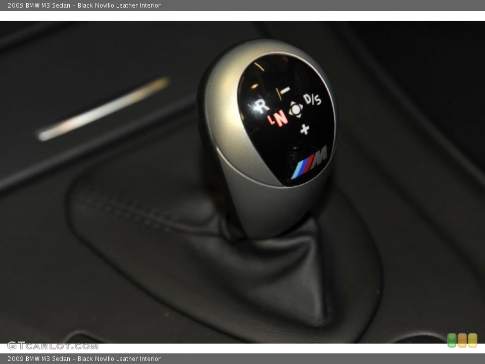 Black Novillo Leather Interior Transmission for the 2009 BMW M3 Sedan #47534143