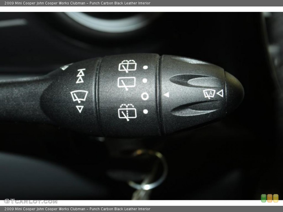 Punch Carbon Black Leather Interior Controls for the 2009 Mini Cooper John Cooper Works Clubman #47538074