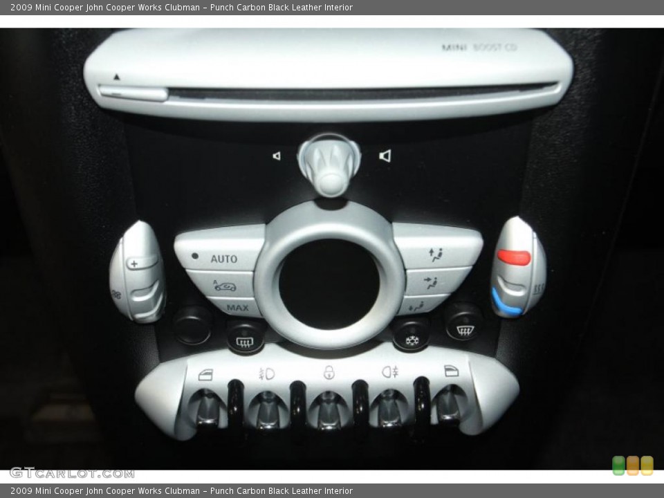 Punch Carbon Black Leather Interior Controls for the 2009 Mini Cooper John Cooper Works Clubman #47538128