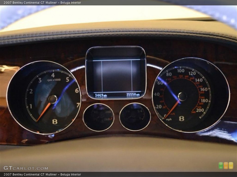 Beluga Interior Gauges for the 2007 Bentley Continental GT Mulliner #47540324