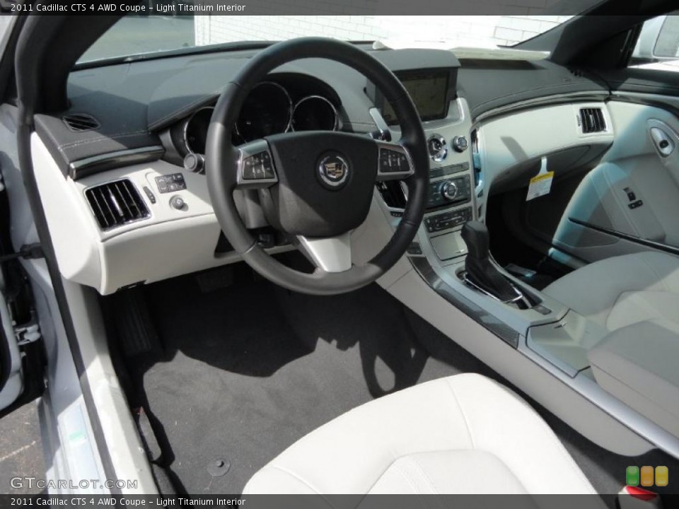 Light Titanium Interior Prime Interior for the 2011 Cadillac CTS 4 AWD Coupe #47541062