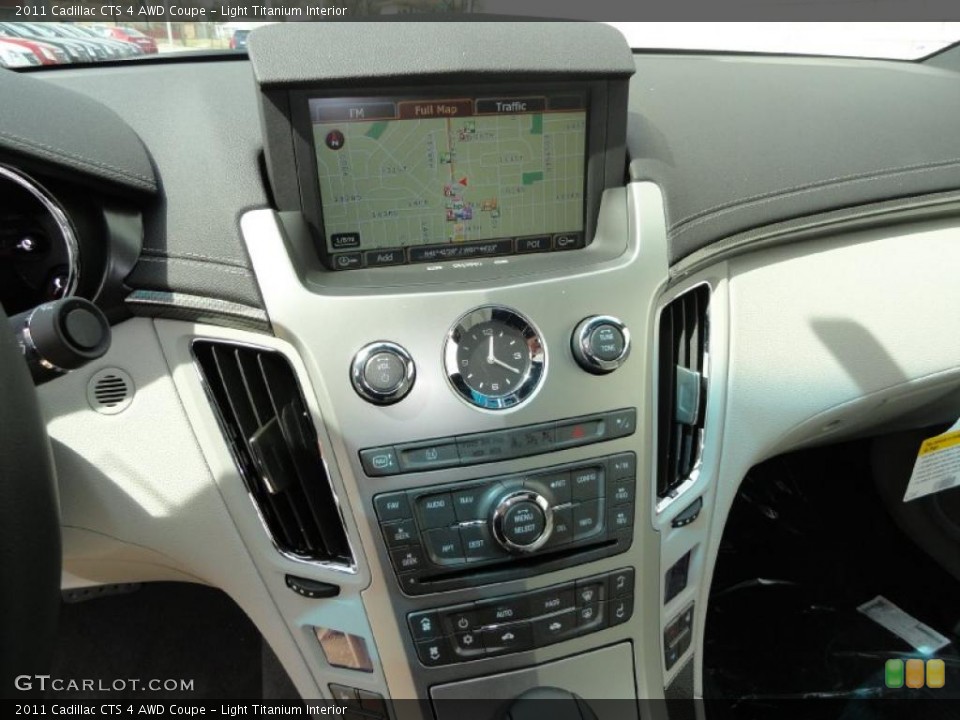 Light Titanium Interior Navigation for the 2011 Cadillac CTS 4 AWD Coupe #47541194