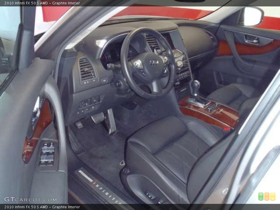 Graphite Interior Photo for the 2010 Infiniti FX 50 S AWD #47542184