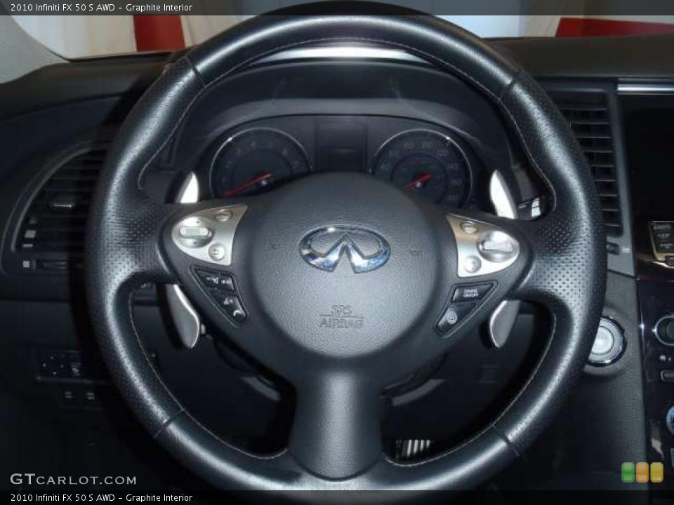 Graphite Interior Steering Wheel for the 2010 Infiniti FX 50 S AWD #47542235