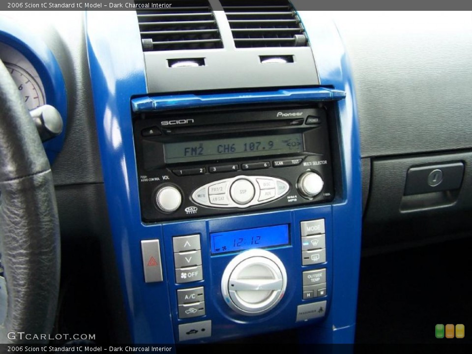 Dark Charcoal Interior Controls for the 2006 Scion tC  #47542964