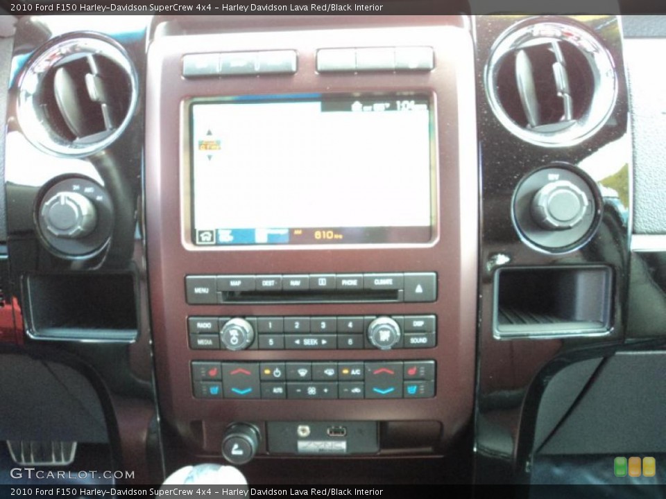 Harley Davidson Lava Red/Black Interior Controls for the 2010 Ford F150 Harley-Davidson SuperCrew 4x4 #47543351