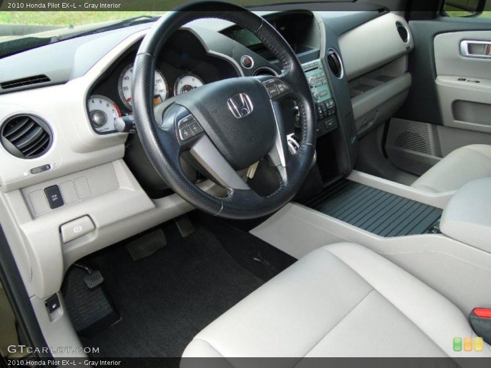 Gray Interior Prime Interior for the 2010 Honda Pilot EX-L #47545553