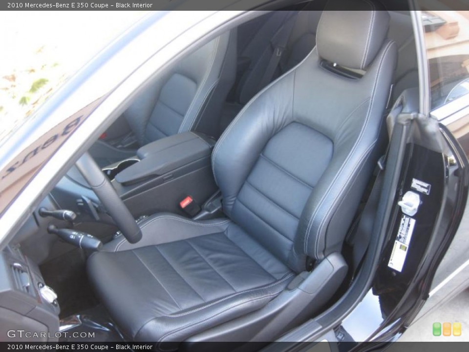 Black Interior Photo for the 2010 Mercedes-Benz E 350 Coupe #47552939