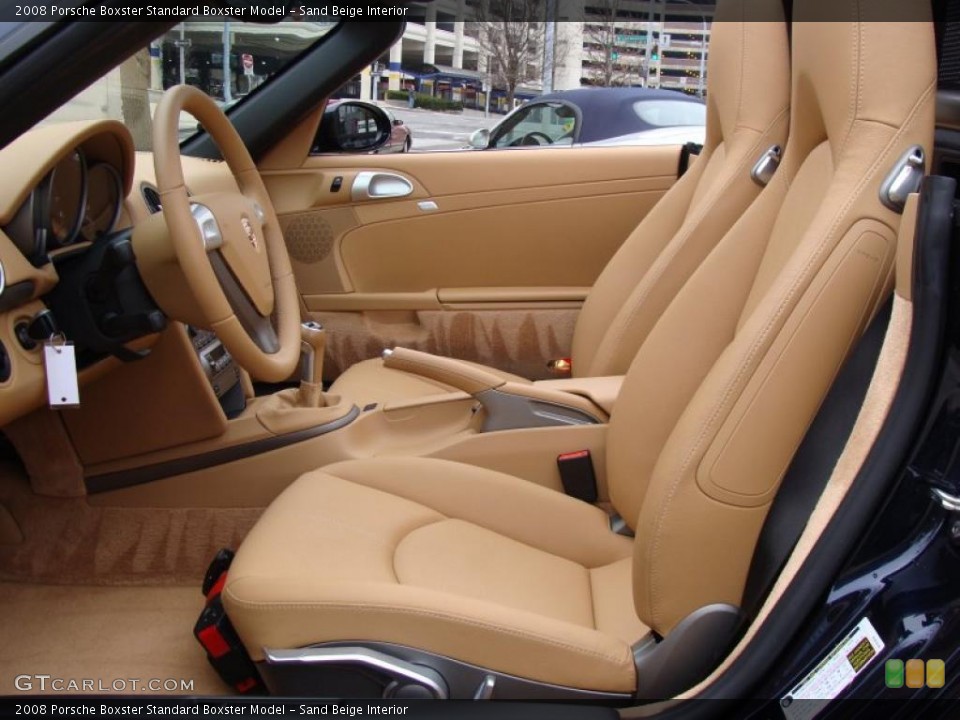 Sand Beige Interior Photo for the 2008 Porsche Boxster  #47553191