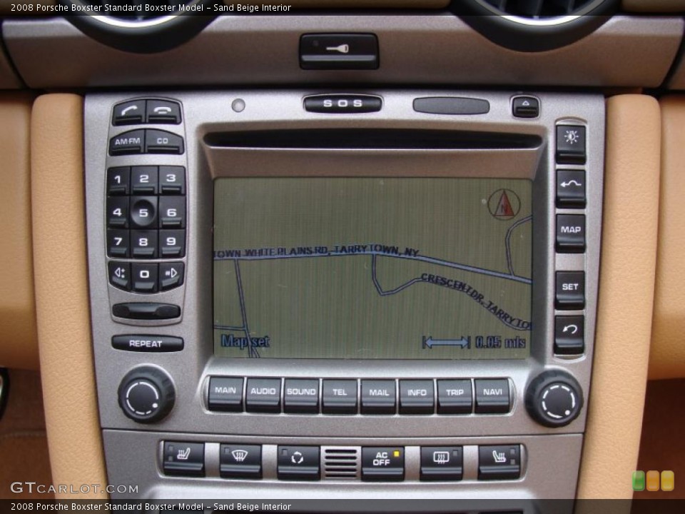 Sand Beige Interior Navigation for the 2008 Porsche Boxster  #47553233