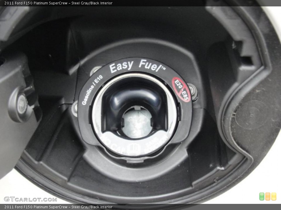 Steel Gray/Black Interior Controls for the 2011 Ford F150 Platinum SuperCrew #47554427
