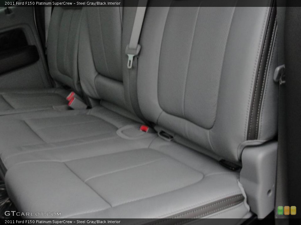Steel Gray/Black Interior Photo for the 2011 Ford F150 Platinum SuperCrew #47554508
