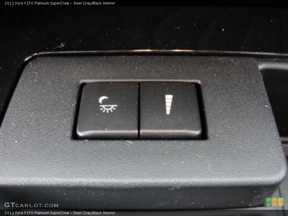 Steel Gray/Black Interior Controls for the 2011 Ford F150 Platinum SuperCrew #47554673