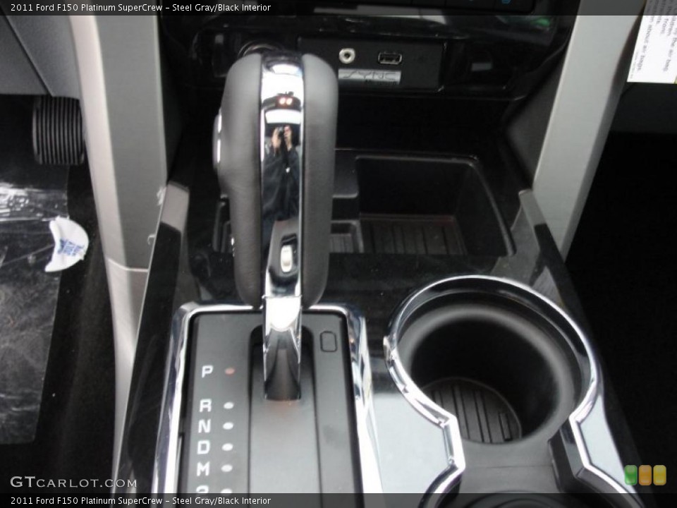 Steel Gray/Black Interior Transmission for the 2011 Ford F150 Platinum SuperCrew #47554688