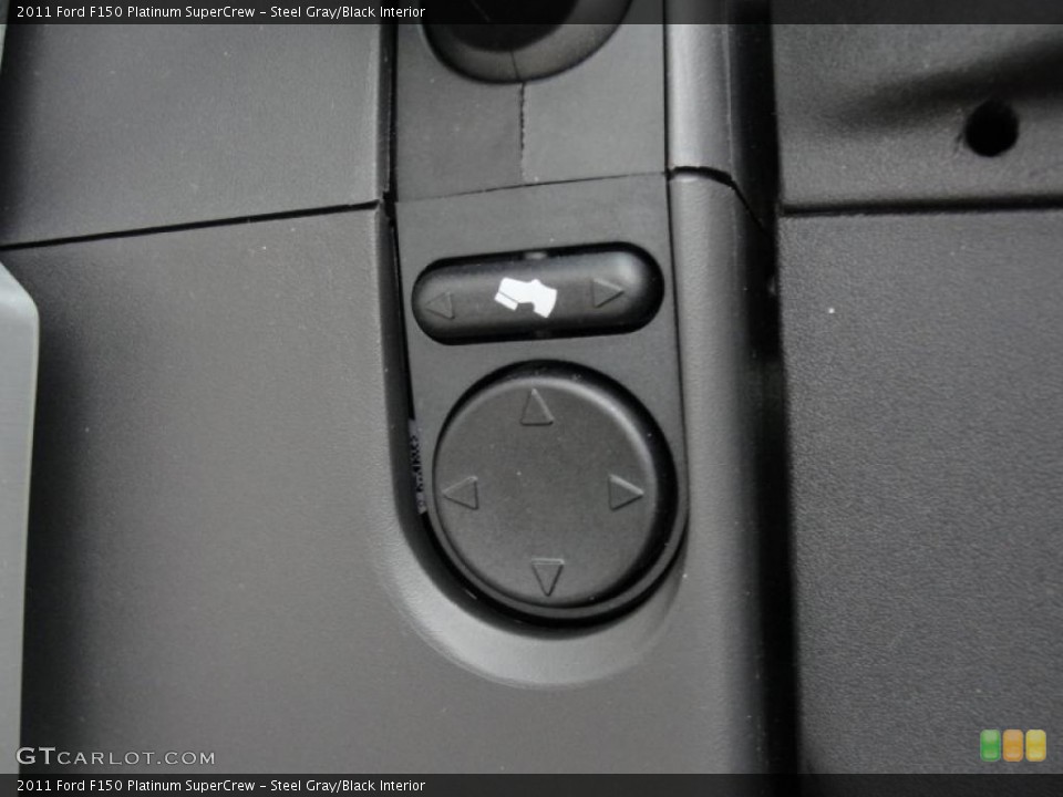 Steel Gray/Black Interior Controls for the 2011 Ford F150 Platinum SuperCrew #47554763