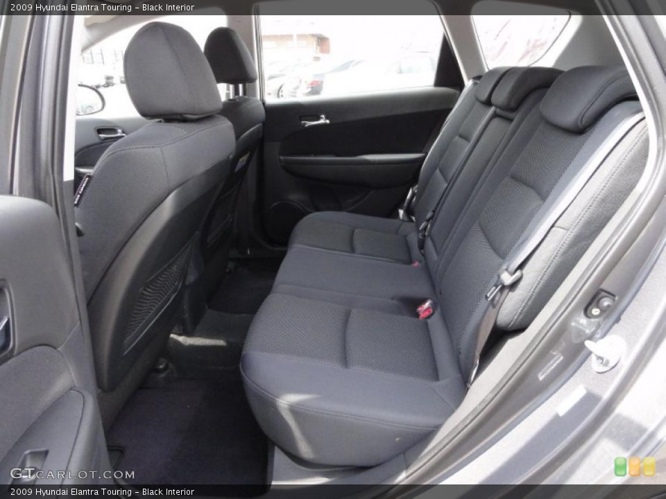 Black Interior Photo for the 2009 Hyundai Elantra Touring #47555255