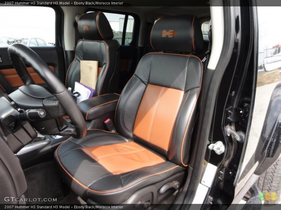 Ebony Black/Morocco Interior Photo for the 2007 Hummer H3  #47555861