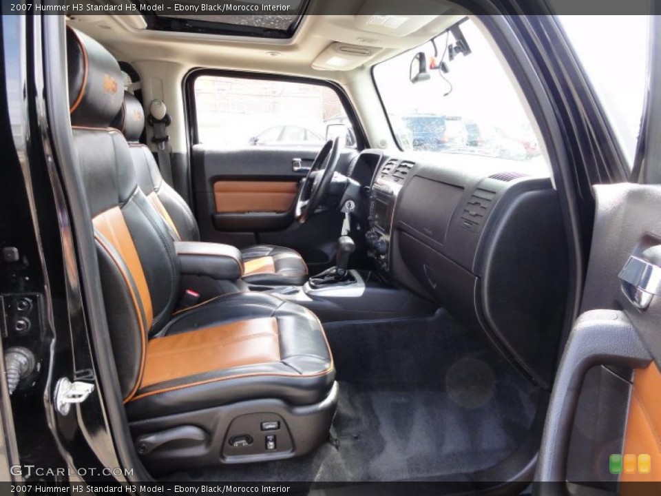 Ebony Black/Morocco Interior Photo for the 2007 Hummer H3  #47555921