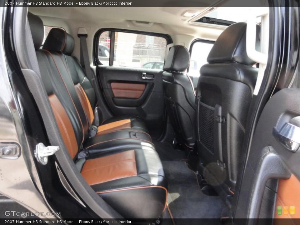 Ebony Black/Morocco Interior Photo for the 2007 Hummer H3  #47555960