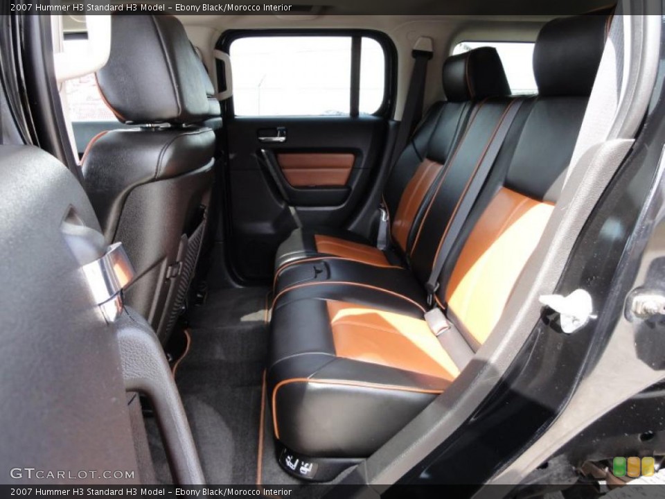Ebony Black/Morocco Interior Photo for the 2007 Hummer H3  #47555990
