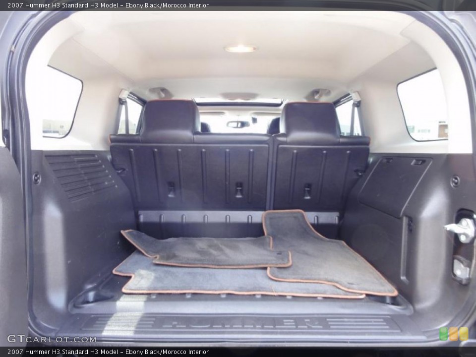 Ebony Black/Morocco Interior Trunk for the 2007 Hummer H3  #47556065