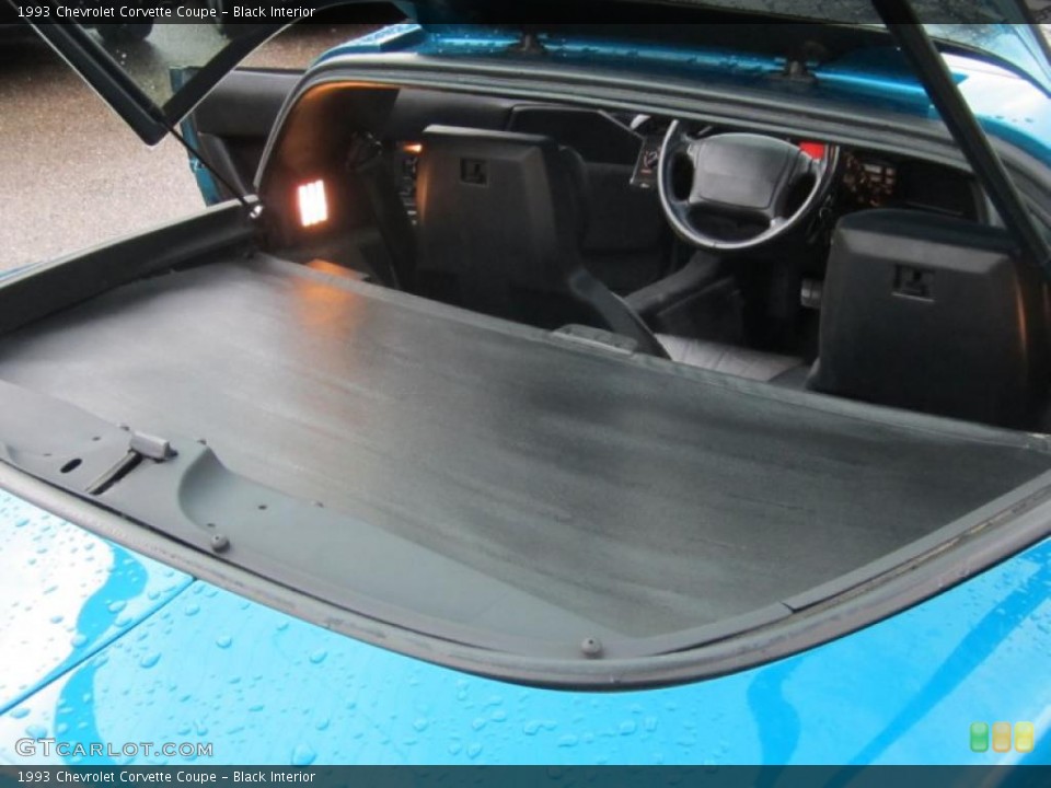 Black Interior Trunk for the 1993 Chevrolet Corvette Coupe #47556932