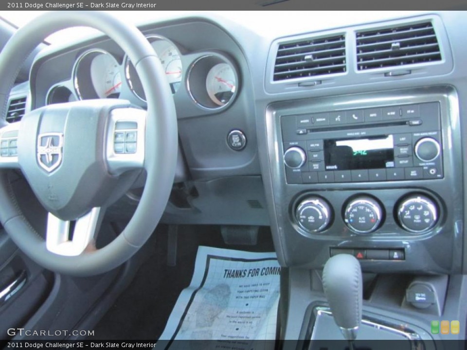 Dark Slate Gray Interior Dashboard for the 2011 Dodge Challenger SE #47557925