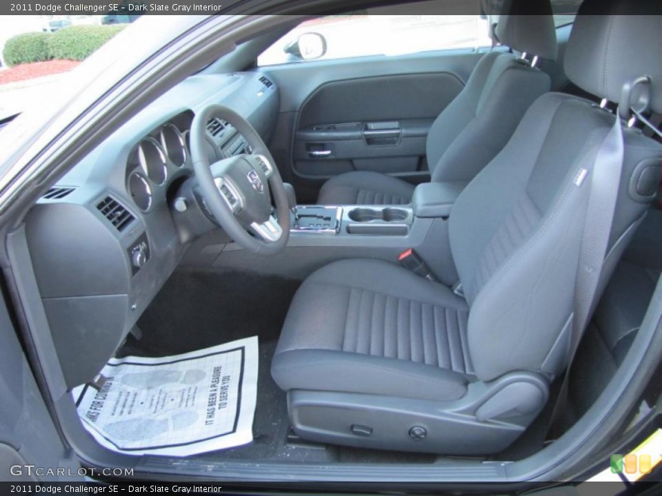 Dark Slate Gray Interior Photo for the 2011 Dodge Challenger SE #47558066