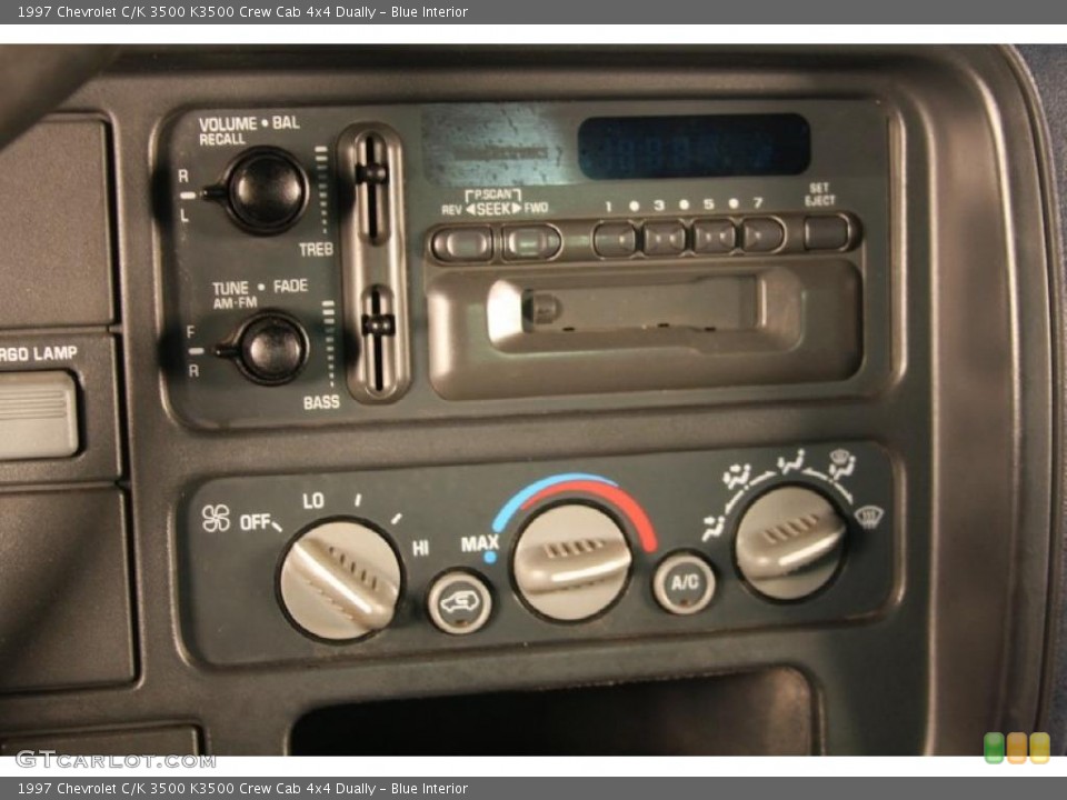 Blue Interior Controls for the 1997 Chevrolet C/K 3500 K3500 Crew Cab 4x4 Dually #47558075