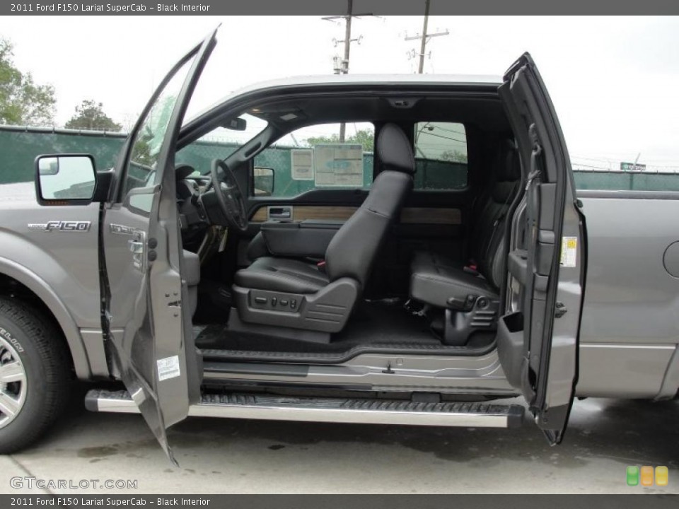 Black Interior Photo for the 2011 Ford F150 Lariat SuperCab #47558087