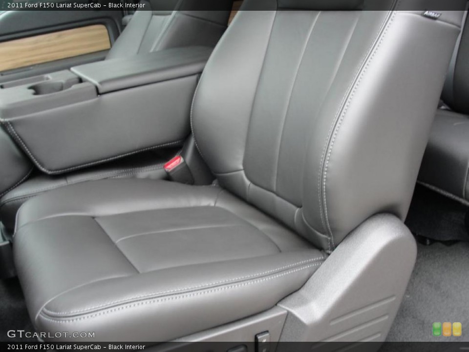 Black Interior Photo for the 2011 Ford F150 Lariat SuperCab #47558162
