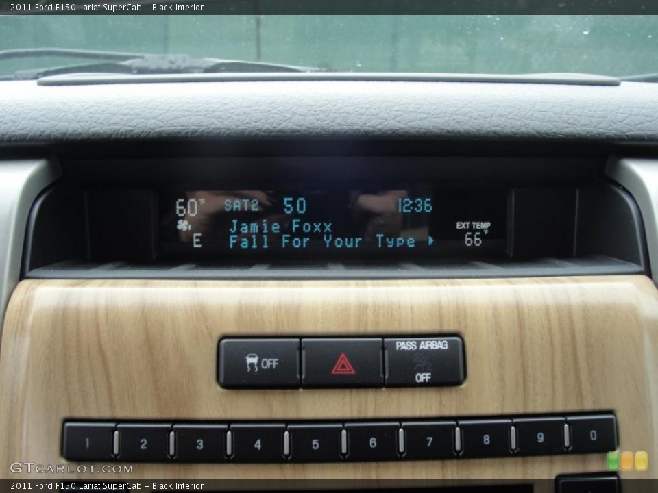 Black Interior Controls for the 2011 Ford F150 Lariat SuperCab #47558231