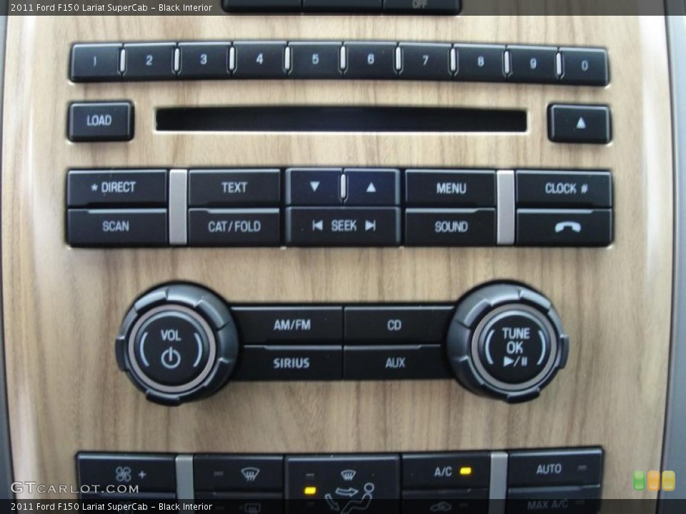 Black Interior Controls for the 2011 Ford F150 Lariat SuperCab #47558249