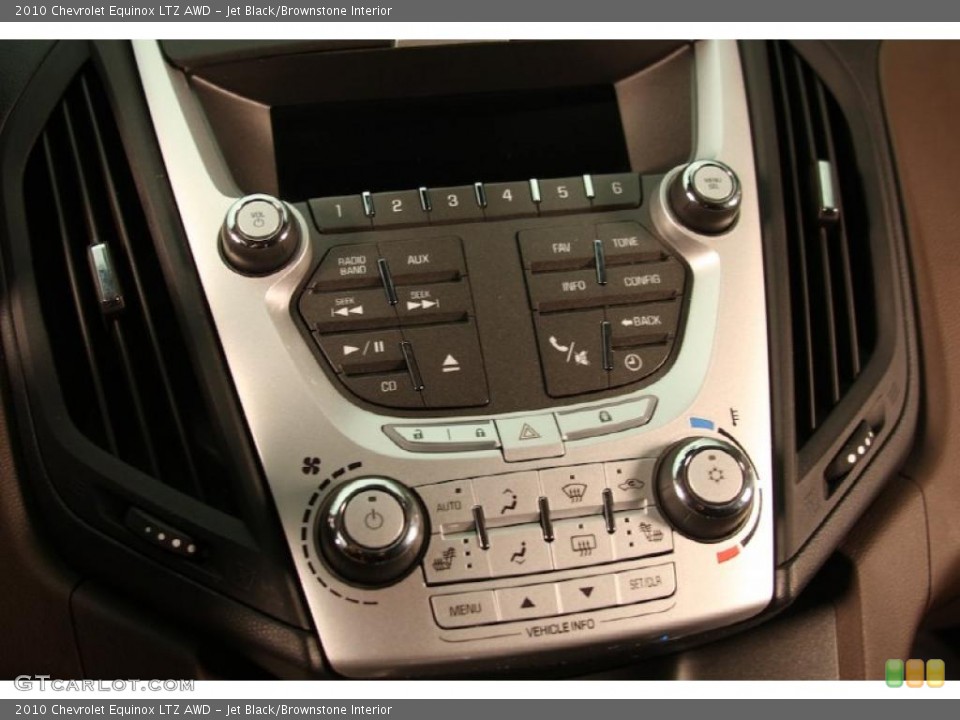Jet Black/Brownstone Interior Controls for the 2010 Chevrolet Equinox LTZ AWD #47558285