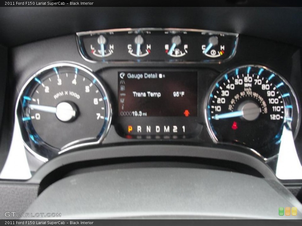 Black Interior Gauges for the 2011 Ford F150 Lariat SuperCab #47558309