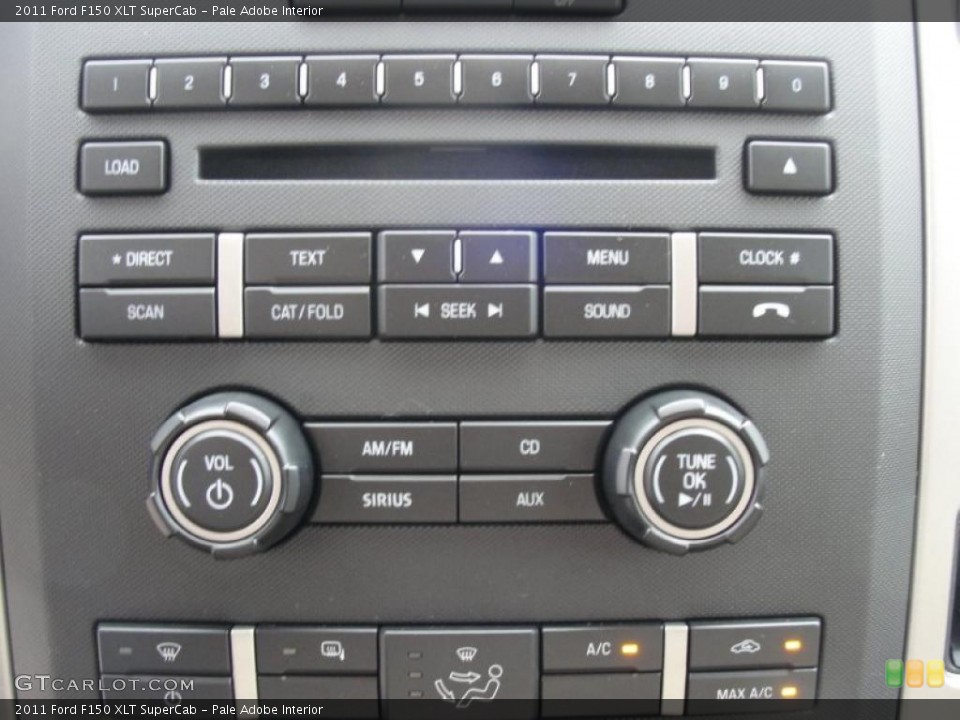 Pale Adobe Interior Controls for the 2011 Ford F150 XLT SuperCab #47558822