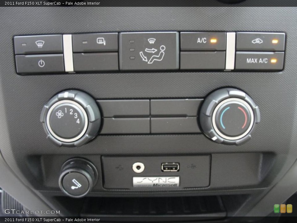 Pale Adobe Interior Controls for the 2011 Ford F150 XLT SuperCab #47558837