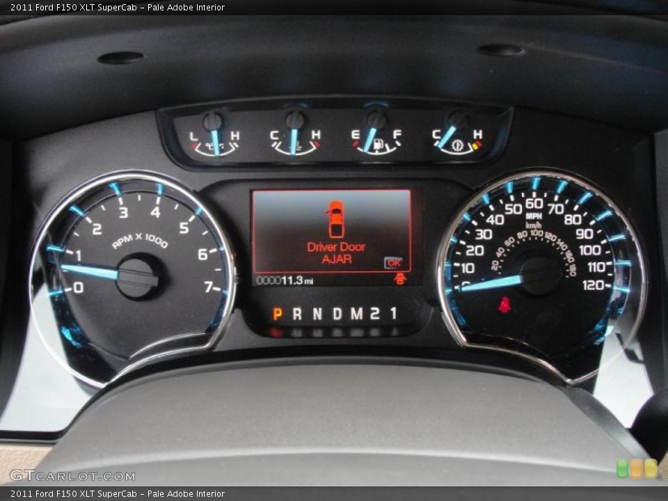 Pale Adobe Interior Gauges for the 2011 Ford F150 XLT SuperCab #47558882