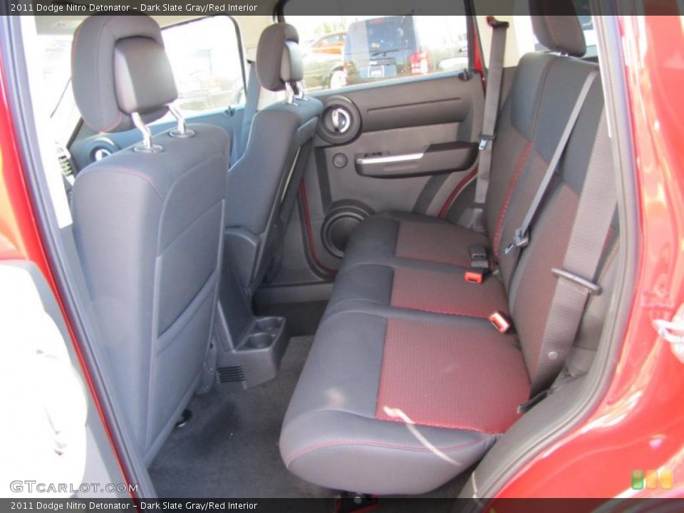 Dark Slate Gray/Red Interior Photo for the 2011 Dodge Nitro Detonator #47559368