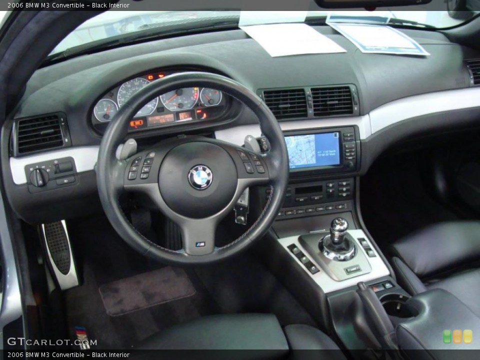 Black Interior Dashboard for the 2006 BMW M3 Convertible #47560169